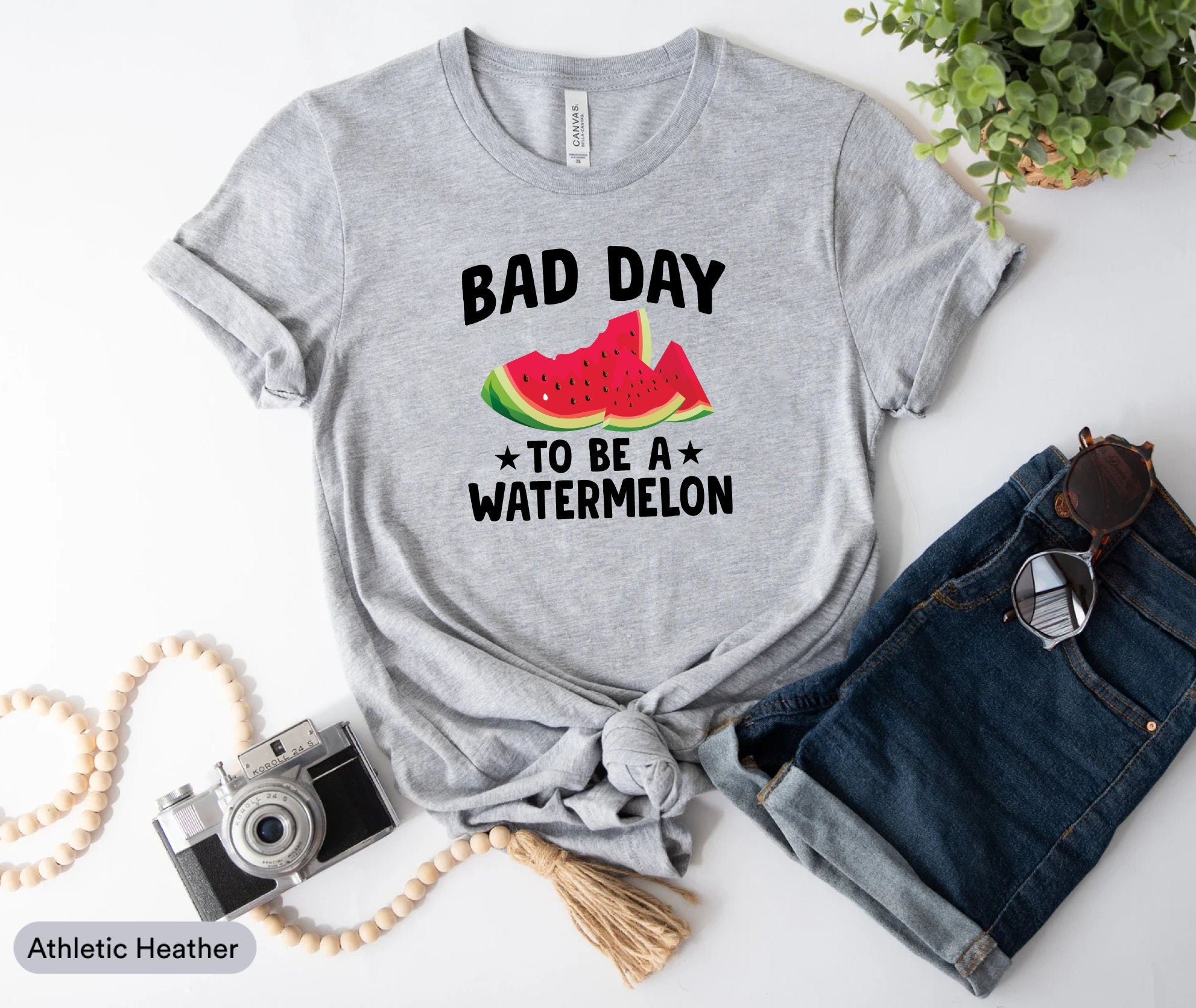 Bad Day To Be A Watermelon Shirt, Summer Fruit Shirt, Watermelon Lover Shirt, Watermelon Day Shirt