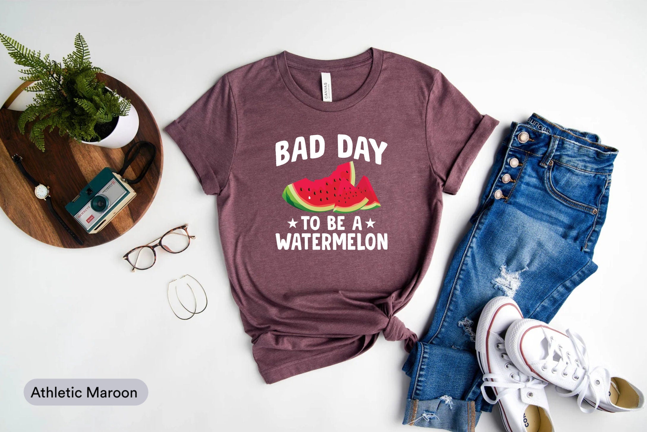 Bad Day To Be A Watermelon Shirt, Summer Fruit Shirt, Watermelon Lover Shirt, Watermelon Day Shirt