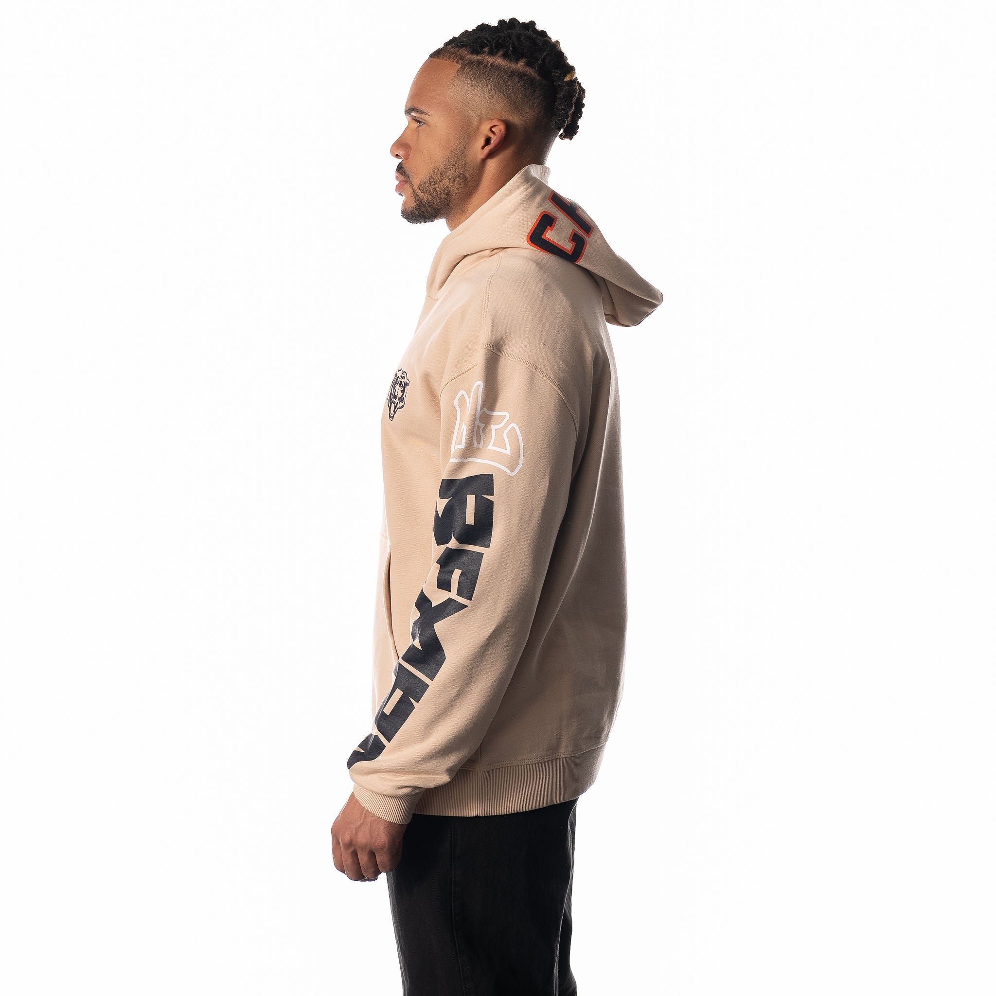 Chicago Bears Graphic Hoodie - Cream