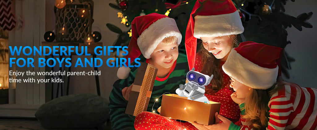 STEMTRON Rechargeable RC Robot Toys with Auto Demo, Dance Moves, Music for Kids (Grey)