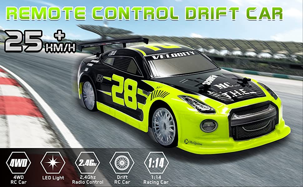 VOLANTEXRC Drift Car 1/14 échelle haute vitesse télécommande Sport voiture de course