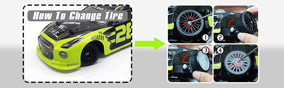 VOLANTEXRC Drift Car 1/14 échelle haute vitesse télécommande Sport voiture de course