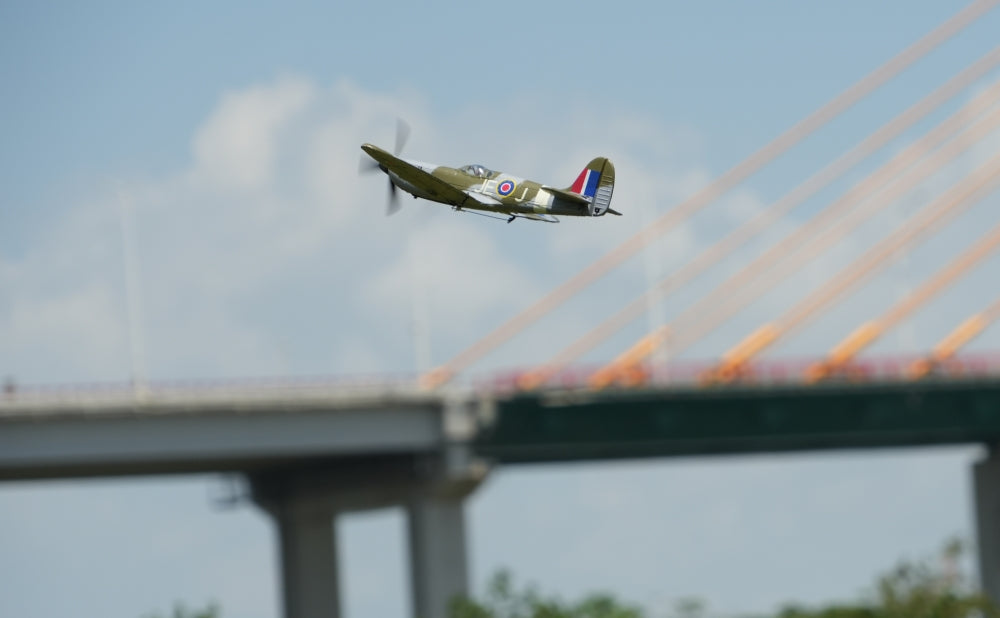 VOLANTEXRC Spitfire (RTF) 4CH 400mm con giroscopio (15,7'') 76112