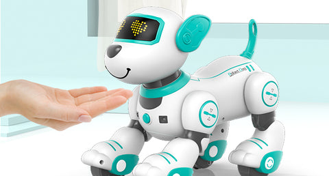 STEMTRON Programmable Interactive & Smart Dancing Remote Control Robot Dog Toy(Blue)