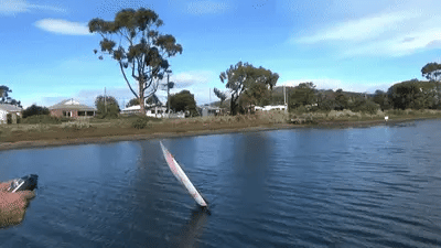 VOLANTEXRC Hurricane RC Sailboat 1 Meter Hull Length ABS Plastic Waterproof Hull