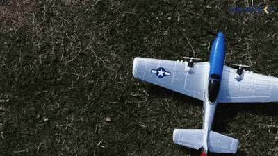 VOLANTEXRC P51D Mustang (RTF) 2CH 400mm For kids beginner (15.7'') 76203