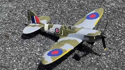 VOLANTEXRC Spitfire (RTF) 4CH 400mm with Gyro (15.7'') 76112