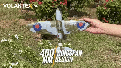 VOLANTEXRC Spitfire (RTF) 4CH 400mm with Gyro (15.7'') 76112