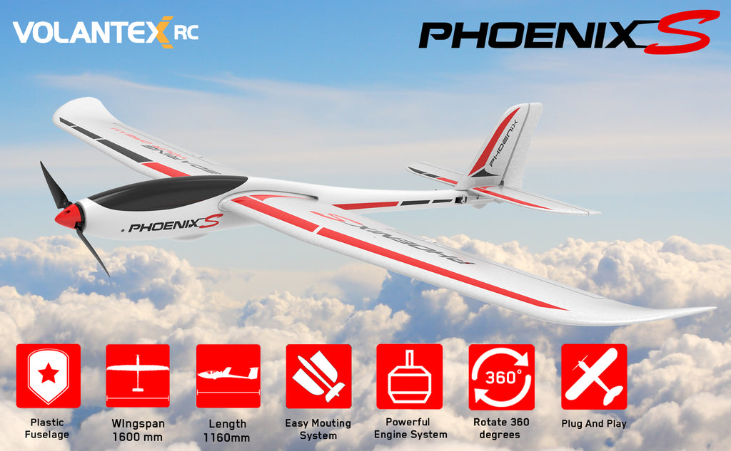 VOLANTEXRC PhoenixS (PNP) 4CH 1600MM with ABS Plastic (63'') 74207