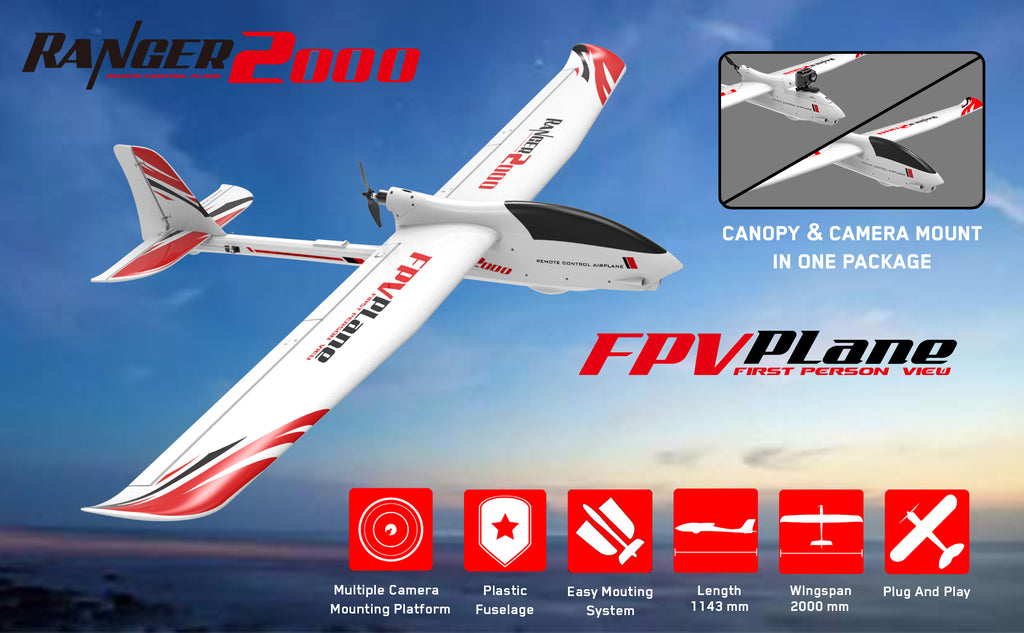 VOLANTEXRC Ranger 2000 (PNP) 5CH 2000mm (78.7'') 75708