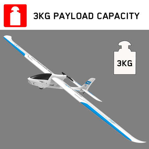 VOLANTEXRC Ranger 2400 5 Channel FPV Airplane with 2.4 Meter Wingspan and Multiple Camera Mounting Platform (75709) PNP