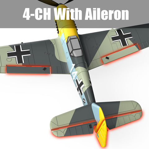 BF109 WWII Warbird RC Airplane with Gyro VOLANTEXRC Official | EXHOBBY