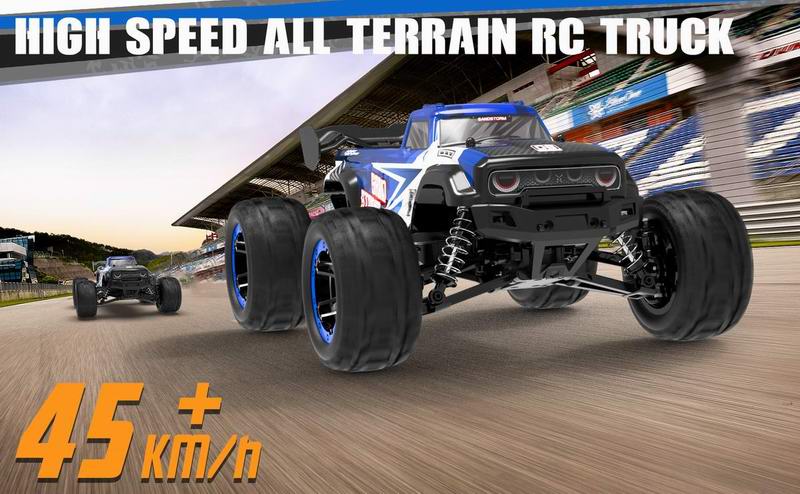 RACENT Escala 1:16 SandStorm 30MPH Alta velocidad 4WD 2.4 GHz RC Monster Truck (785-6)
