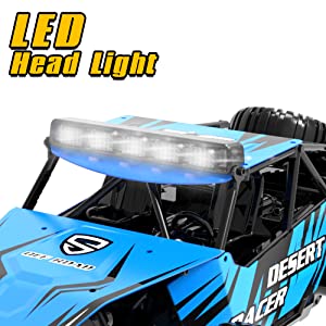 Racent 1:16 Scale All-Terrain Remote Control Rock Crawler Desert Racer (blue)