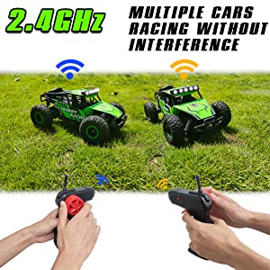 Racent escala 1:16 todoterreno control remoto Rock Crawler Desert Racer