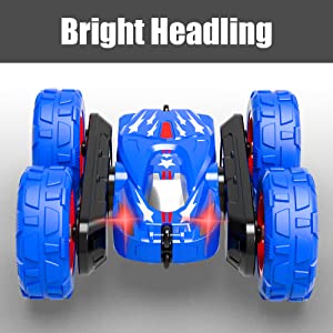 STEMTRON 360 Flips Remote Control Car Double Sided Rotating RC Stunt Car K03