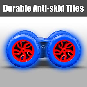 STEMTRON 360 Flips Remote Control Car Double Sided Rotating RC Stunt Car K03