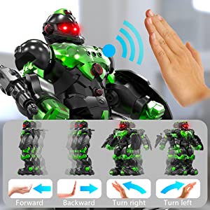 Juguete robot de control remoto programable inteligente STEMTRON para niños