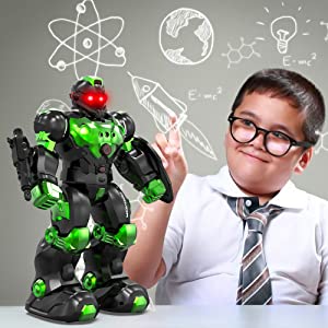 Juguete robot de control remoto programable inteligente STEMTRON para niños
