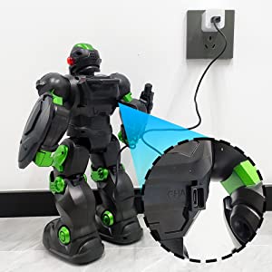 Juguete robot de control remoto programable inteligente STEMTRON para niños