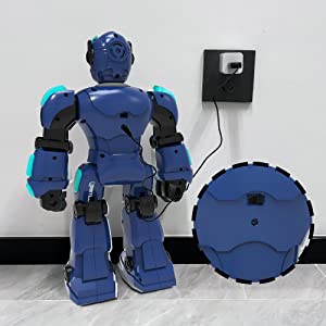 STEMTRON Intelligent Voice Controlled Smart Remote Control Robot(Blue)