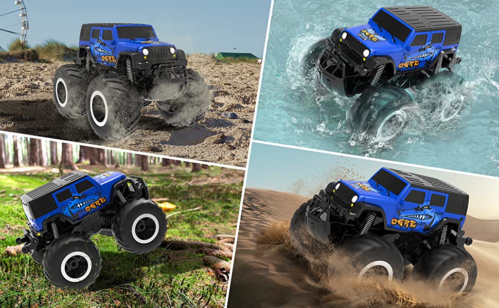 STEMTRON Amphibious (RTR) 1:16 4WD Blue with Waterproof 767