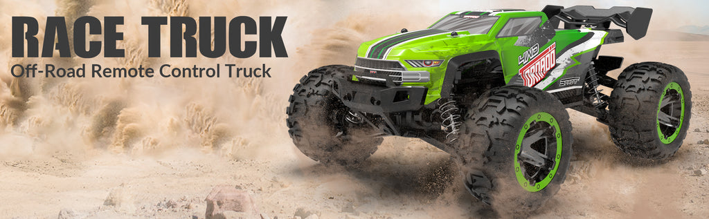 RACENT Tornado 1/16 4WD Off Road RC Monster Truck 30mph Fast High Speed