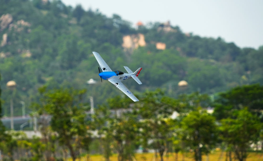 VOLANTEXRC P51D Mustang (RTF) 2CH 400mm For kids beginner (15.7'') 76203