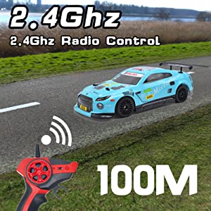 VOLANTEXRC 1:14スケール高速リモートコントロールスポーツレーシングドリフトカーRTR、LEDライト付き