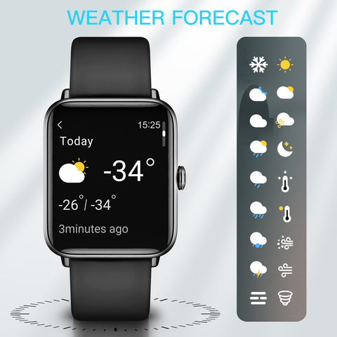 dirrelo smartwatch weather forecast