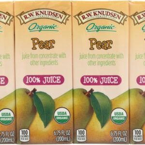 R.W. KNUDSEN: FAMILY 100% ORGANIC PEAR JUICE 4 COUNT, 27 OZ