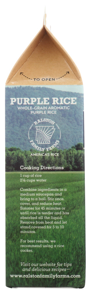 Ralston Family Farms: Purple Rice, 16 Oz