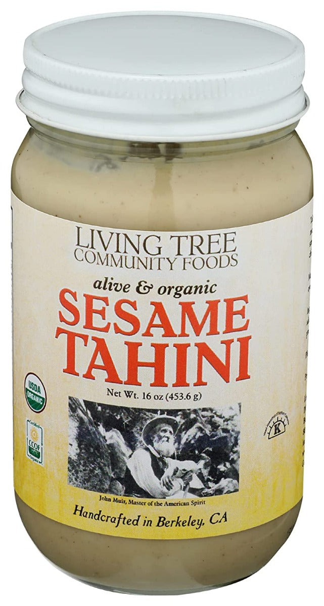 Living Tree Community Foods: Alive & Organic Sesame Tahini, 16 Oz