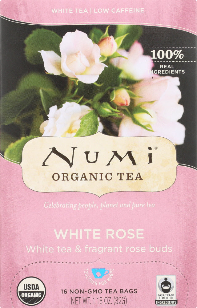 Numi Teas: Organic White Tea White Rose, 16 Bg