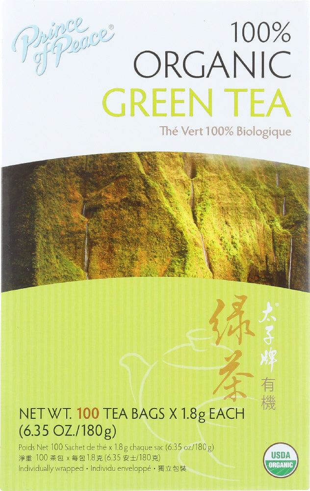 Prince Of Peace: Tea Green Organic, 100 Bg