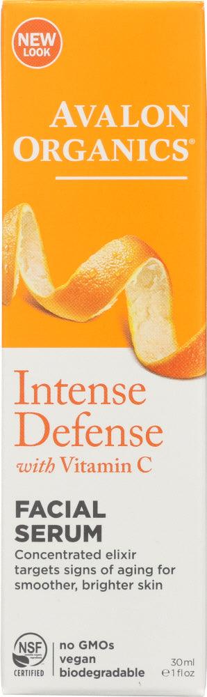 Avalon Organics: Intense Defense Vitamin C Renewal Vitality Facial Serum, 1 Oz