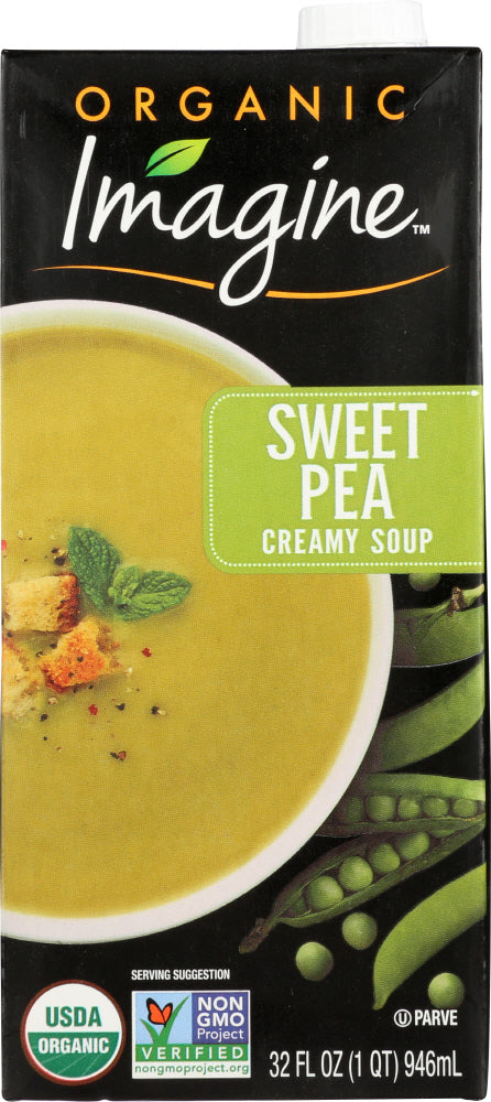 Imagine: Organic Creamy Sweet Pea Soup, 32 Oz