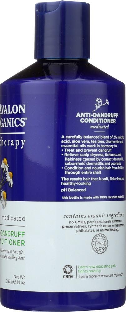 Avalon Organics: Anti-dandruff Conditioner Itch & Flake Therapy, 14 Oz