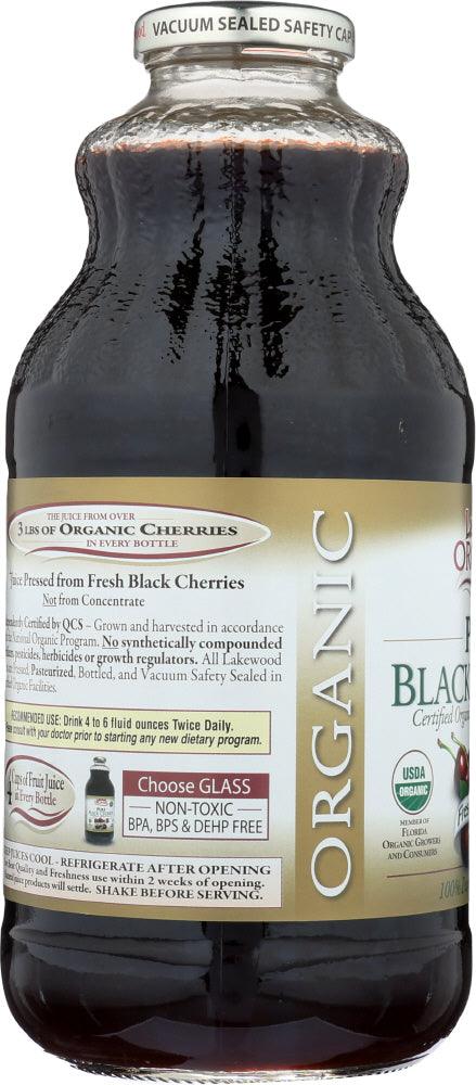 Lakewood: Organic Pure Black Cherry Juice, 32 Oz