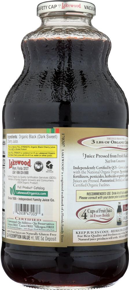 Lakewood: Organic Pure Black Cherry Juice, 32 Oz