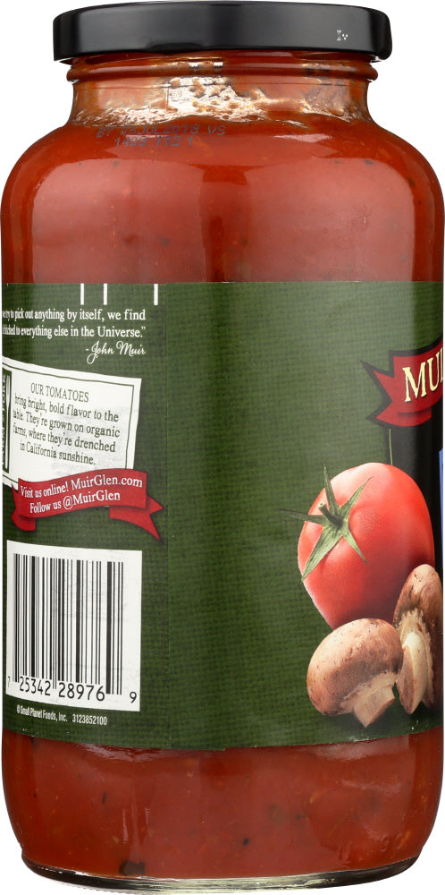 Muir Glen: Organic Pasta Sauce Portabello Mushroom, 25.5 Oz