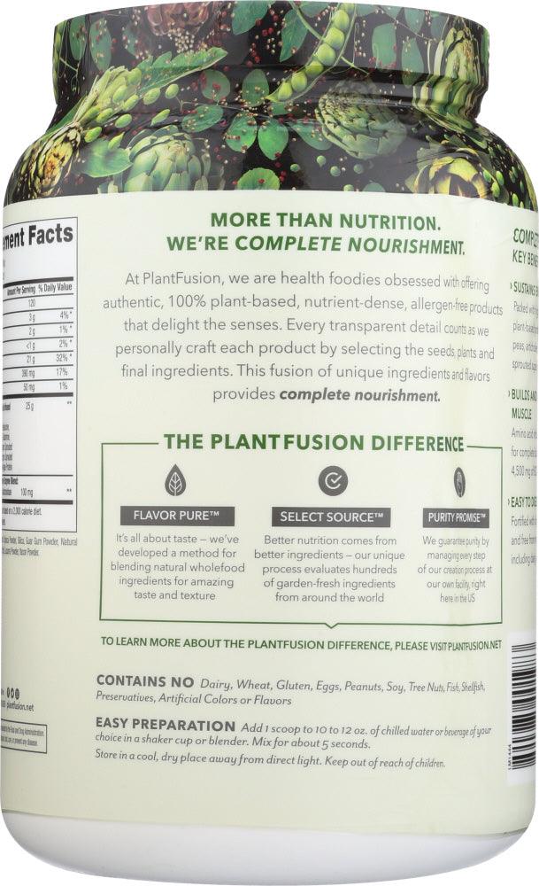 Plantfusion: Protein Powder Unflavored, 2 Lb