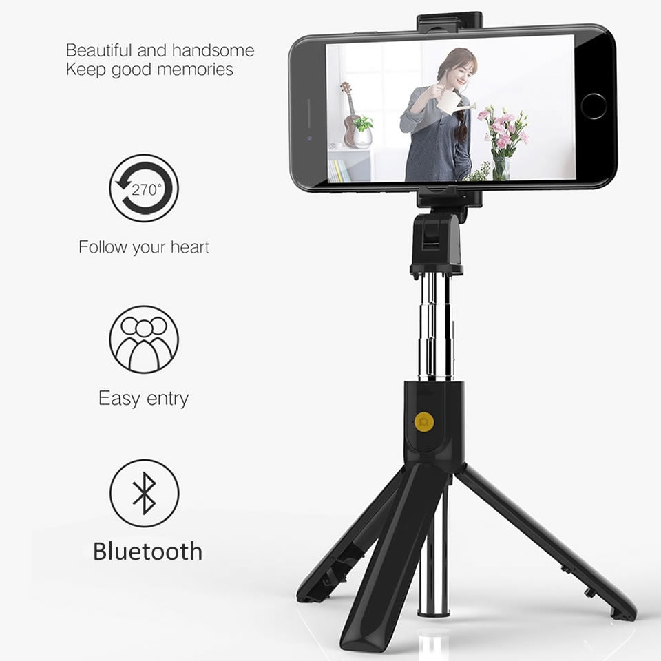 3 in 1 Wireless Bluetooth Selfie Stick