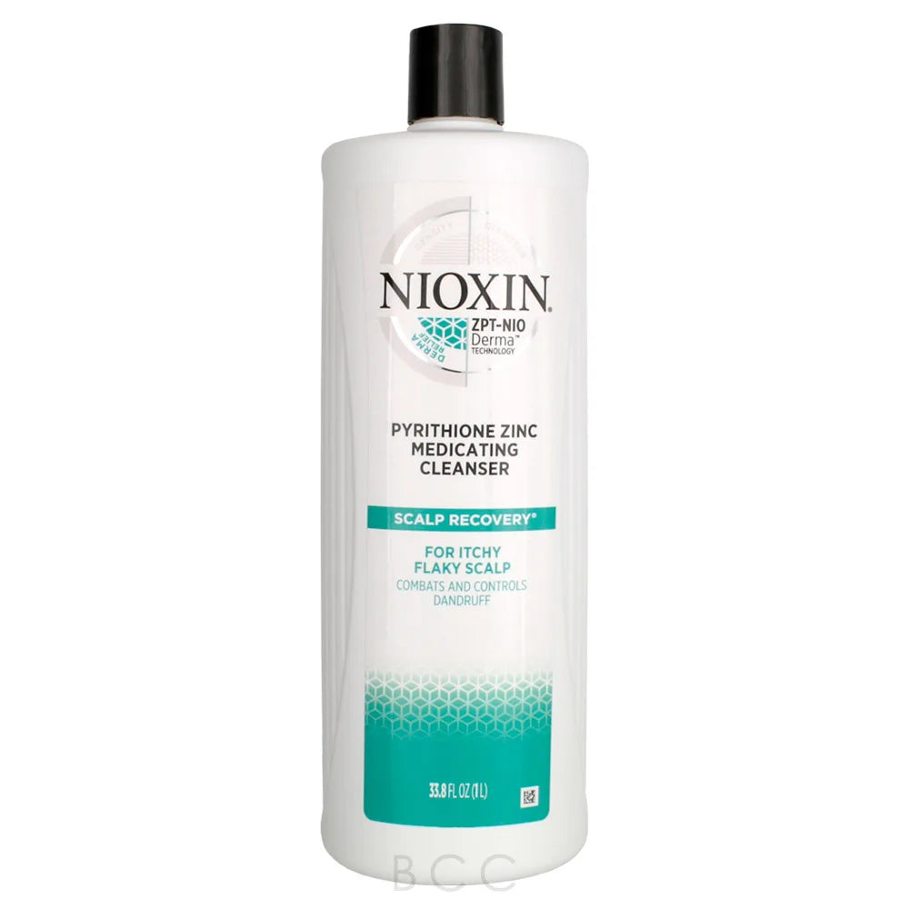 Nioxin Scalp Recovery Anti-Dandruff Medicating Cleanser Shampoo 33.8FL OZ(1L)