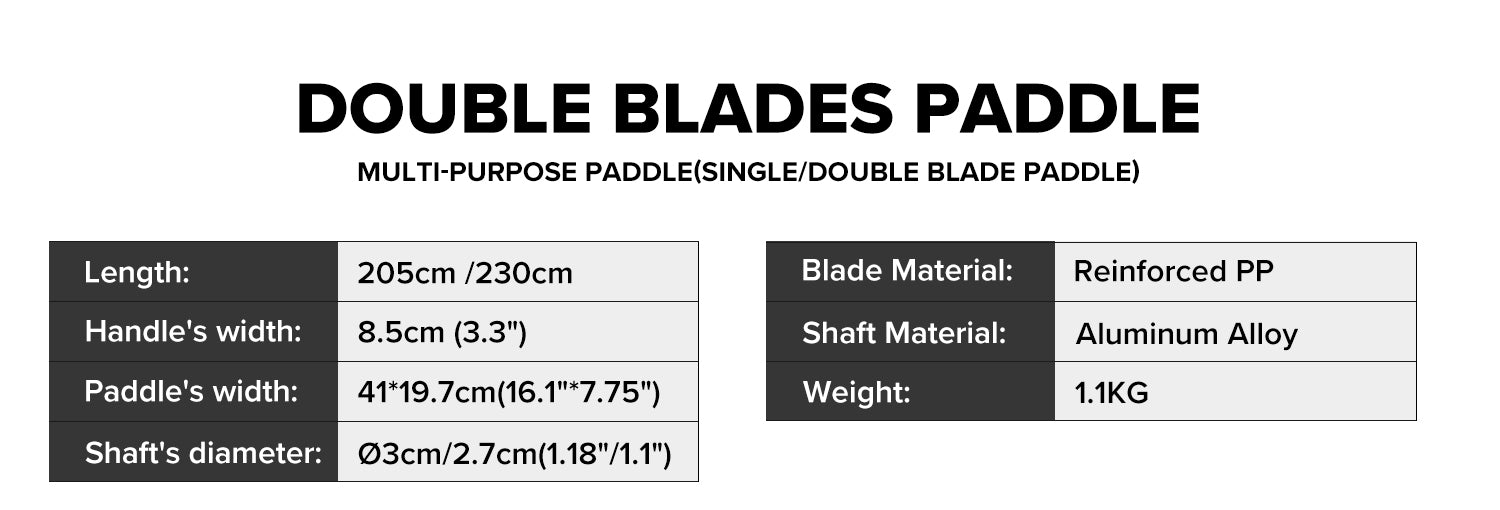 Aluminum Alloy Double Blades Multi-function Paddle For Paddle Board | Supzoom