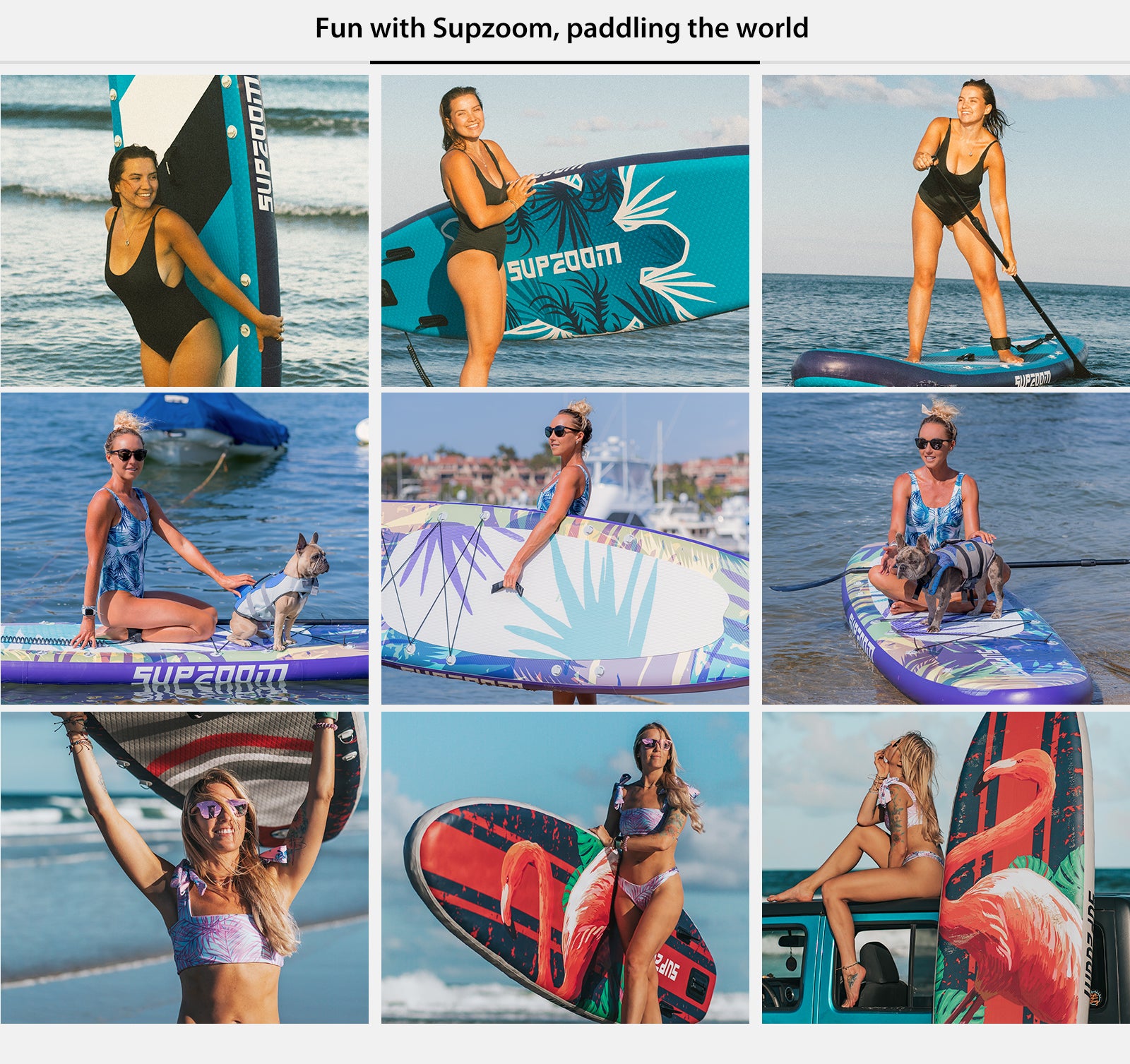 High load supzoom inflatable sup for beginner to expert