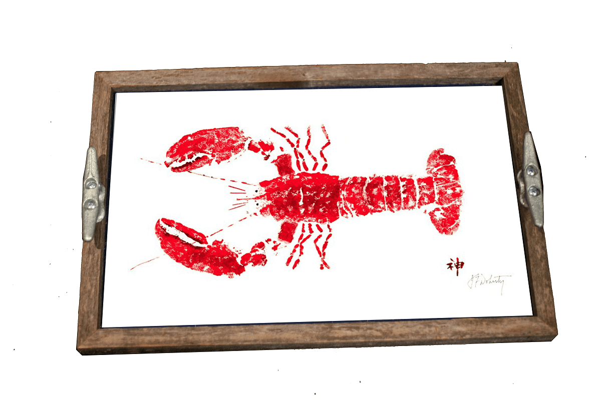 Red Lobster Driftwood Tray