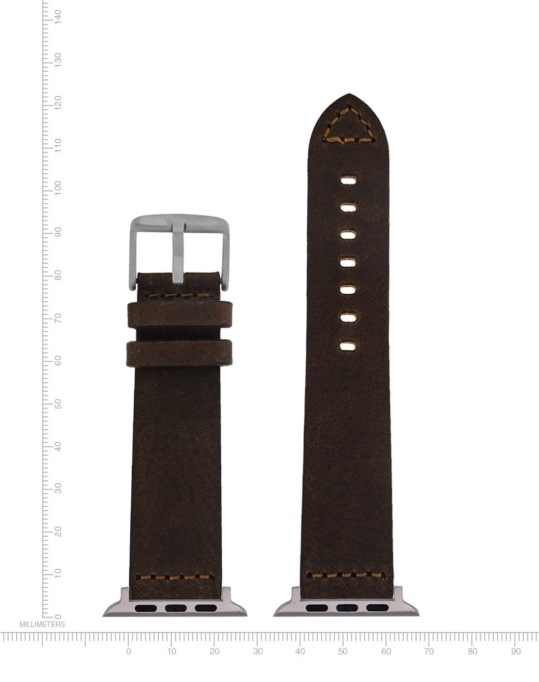 Apple-Compatible Watch Band - Bramante Leather - Brown
