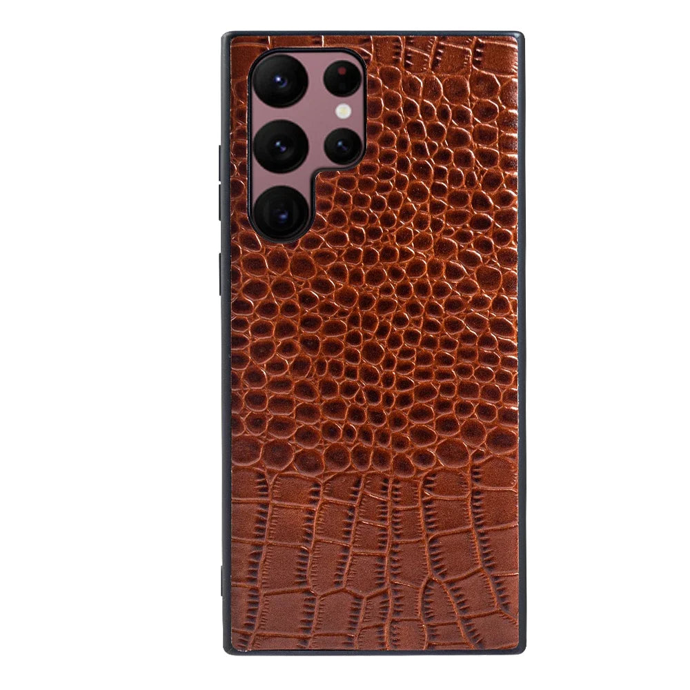 Genuine Leather Case for Samsung