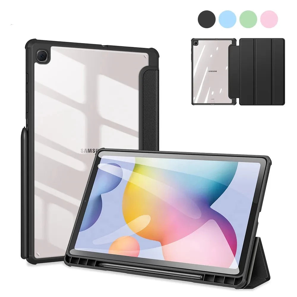 Tablet Case With Pencil Holder For Samsung Galaxy Tab
